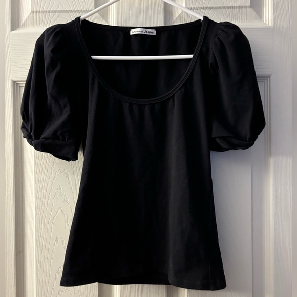 Reformation Tops - Reformation jeans puff sleeve top